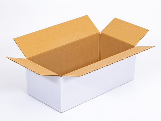 Karton klapowy 400x200x150mm 3W B 360g/m2 Biały Zestaw palet 6120 szt.