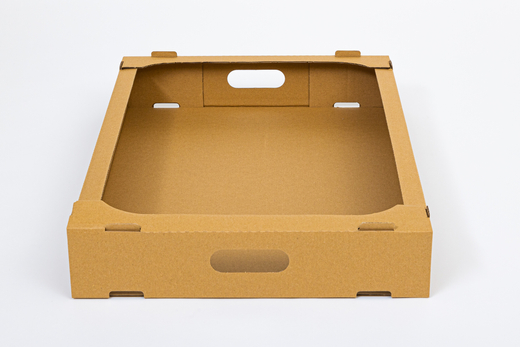 Karton na pączki 600x400x85mm wew. 3W B 360g/m2 Szary Paleta 1400 szt.