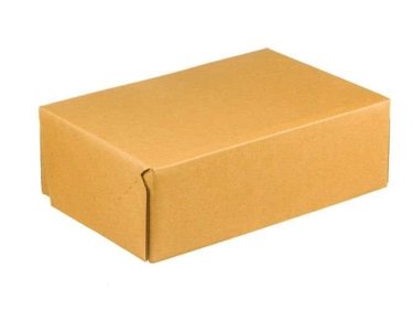 Karton fasonowy z paskiem klejowym i tasiemką zrywającą 160x120x50mm 3W E 340g/m2 Szary Zestaw palet 15600 szt.