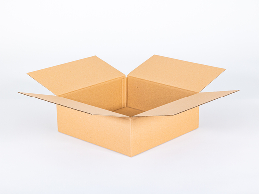 Karton klapowy 400x400x150mm 3W B 320g/m2 Szary Paczka 80 szt.