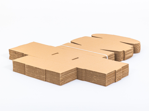 Karton fasonowy 200x120x120mm 3W B 380g/m2 Szary Paczka 120 szt.