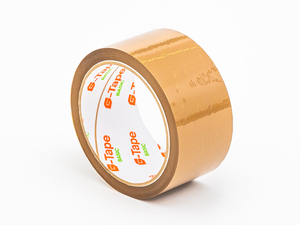 Taśma akrylowa brązowa G-Tape Basic 48mm/60m KOmplet 6 szt.