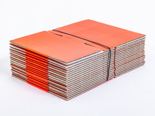 Czerwony karton klapowy 200x150x100mm 3W B 405g/m2 Paczka 360 szt.