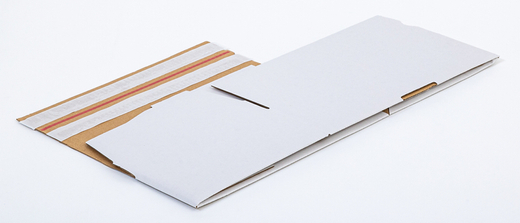 Karton fasonowy z paskiem klejowym i tasiemką zrywającą 300x200x100mm 3W B 360g/m2 Biały Zestaw palet 5520 szt.