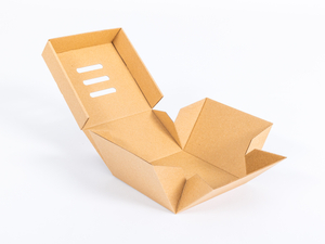 Opakowanie na burgera, pudełko 150x150x100 mm 3W E 380g/m² Szary Ko...