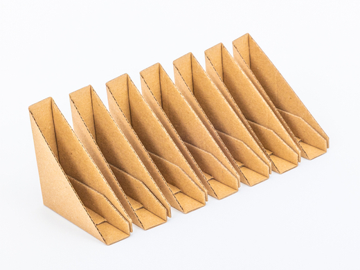 Narożnik tekturowy ochronny 80x20x80mm 3W E 380g/m2 Szary FSC Mix Komplet 750 szt.