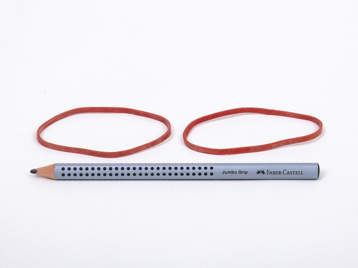 Gumki recepturki 70mm 3/1.5 Czerwone op. 1 kg