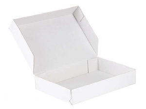 Karton fasonowy 400x300x80mm 3W E 420g/m2 Biały-Biały Paleta 1140 szt.